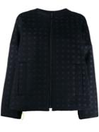 Rohka Dotted Print Jacket - Blue