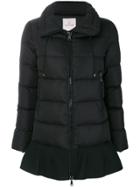 Moncler Wool Trim Puffer Jacket - Black