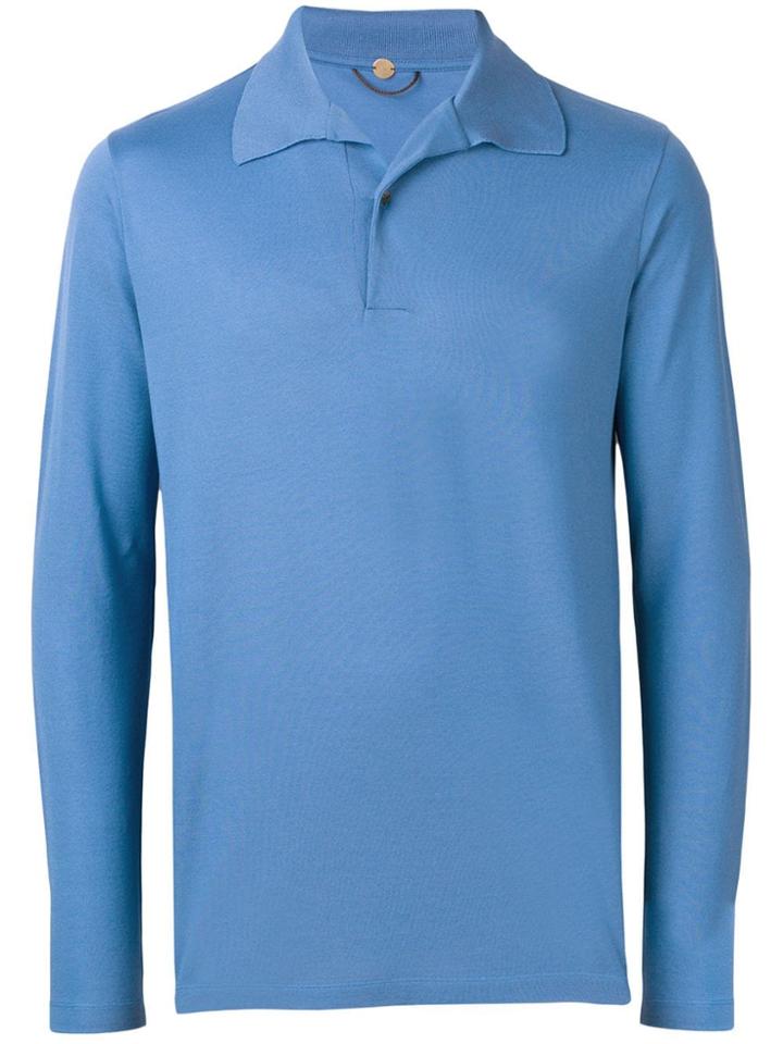Caruso Polo Top - Blue