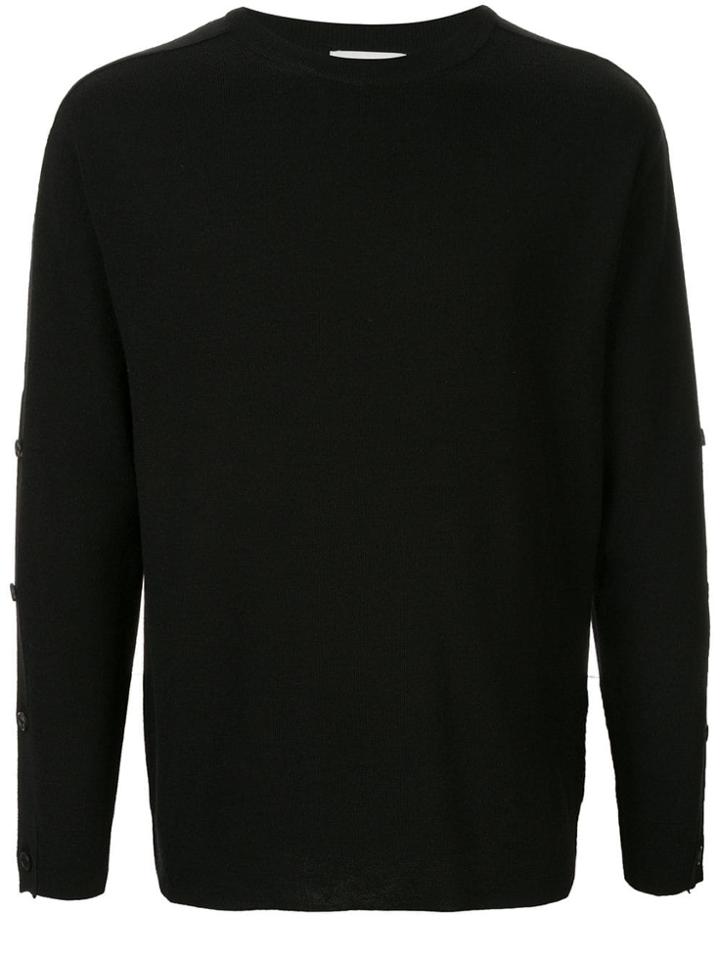 Wooyoungmi Button Cuffs Jumper - Black