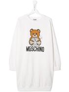 Moschino Kids Jumper Dress - White