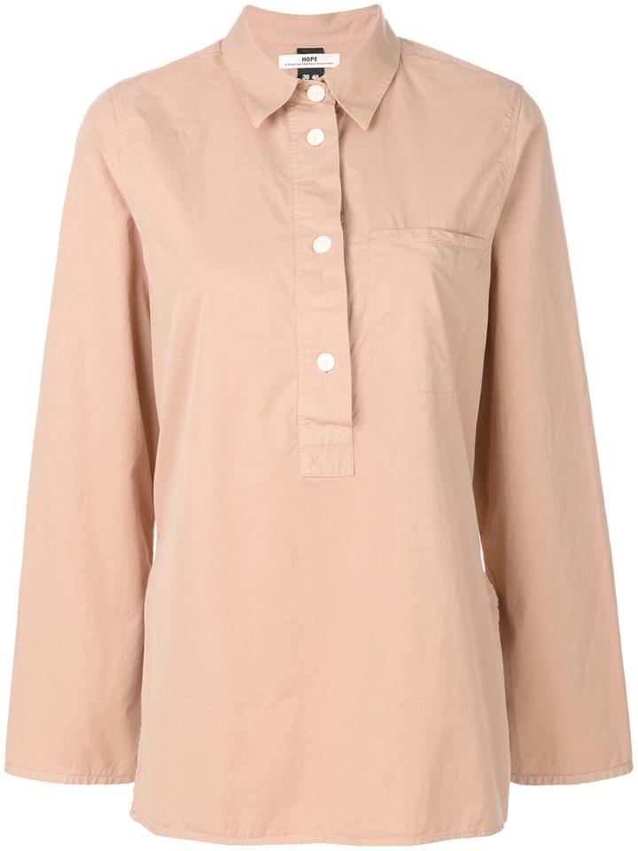 Hope - Smock Shirt - Women - Cotton - 42, Pink/purple, Cotton