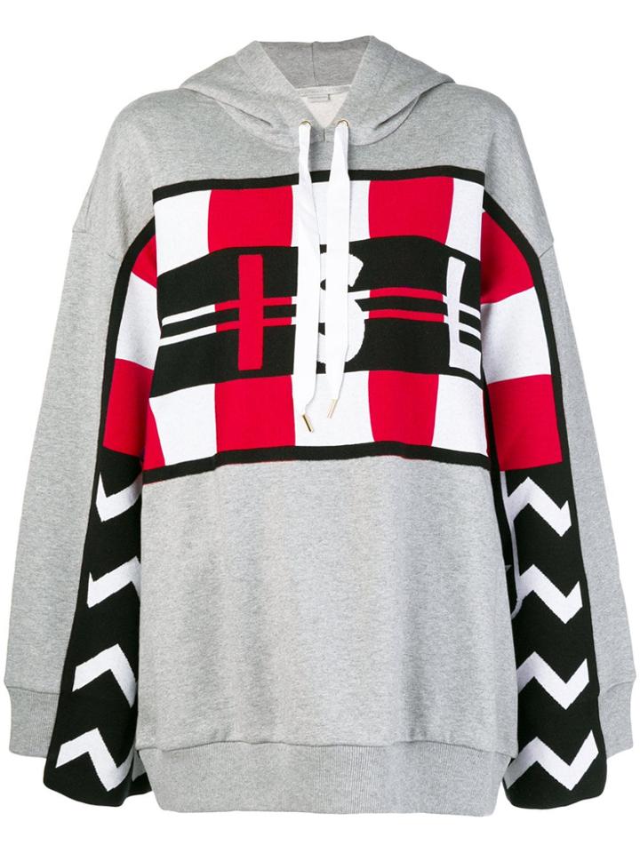 Stella Mccartney Colour-block Hoodie - Grey