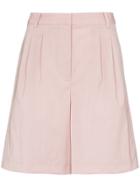 Tibi Knee-length Pleated Shorts - Pink