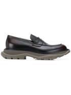 Alexander Mcqueen Chunky Sole Penny Loafers - Brown