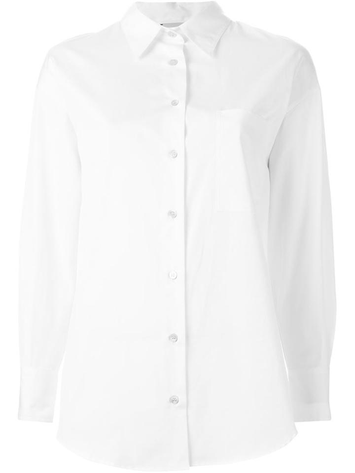 Forte Forte Pointed Collar Shirt, Women's, Size: 1, White, Cotton