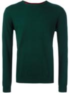 Sun 68 Crew Neck Jumper, Men's, Size: Xxl, Green, Cotton/wool