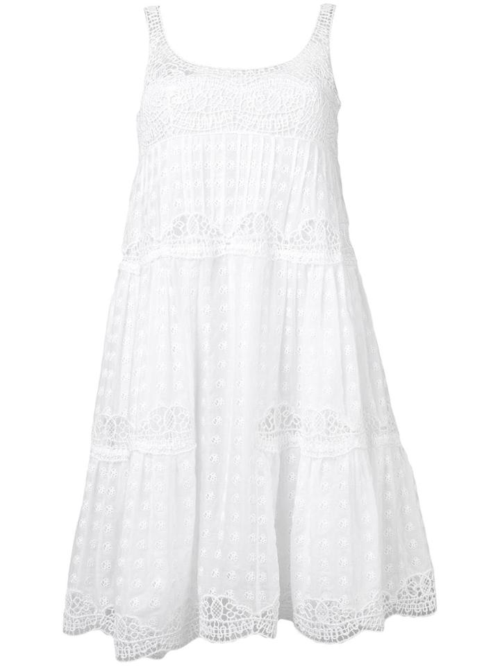 Ermanno Scervino Crochet Dress - White