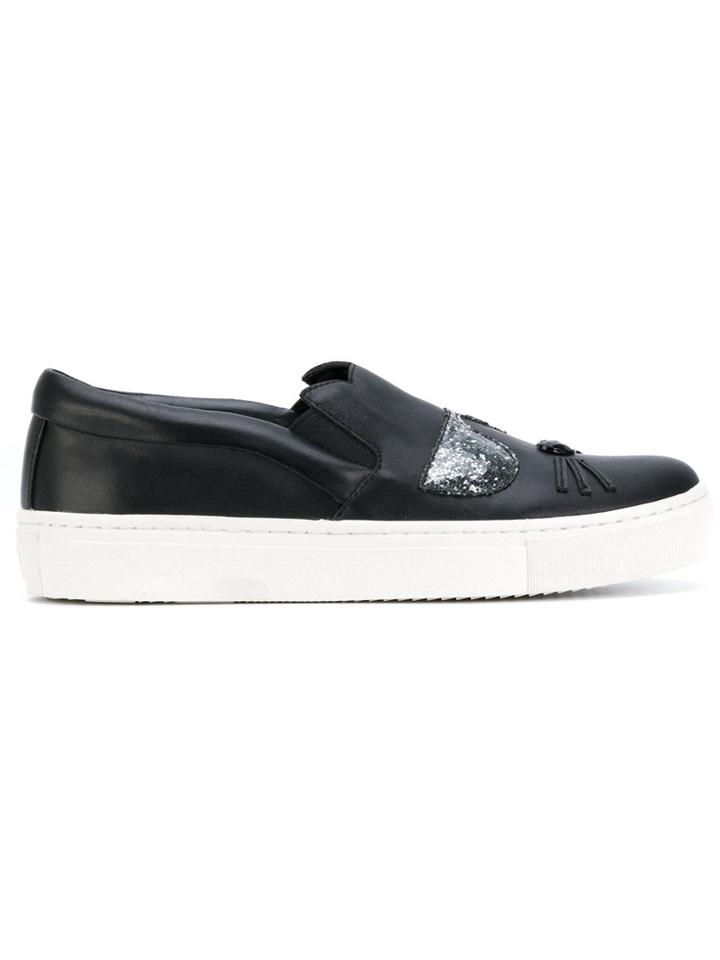 Karl Lagerfeld Kupsole Choupette Sneakers - Black