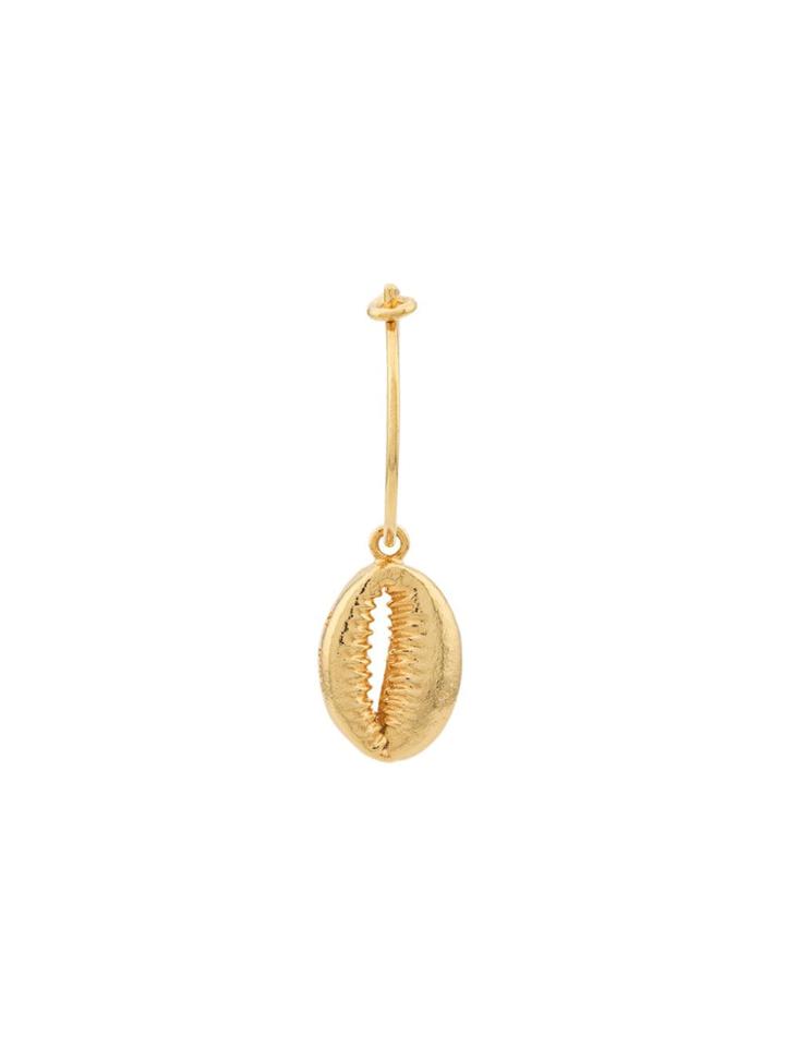 Anni Lu 'cowry Shell' Hoop Earring - Gold
