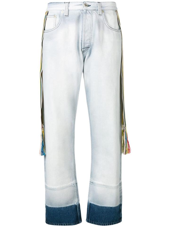 Loewe Striped Bands Straight Jeans - Blue