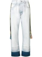 Loewe Striped Bands Straight Jeans - Blue