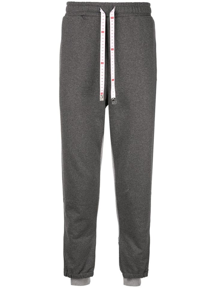 Maison Mihara Yasuhiro Combined Track Trousers - Grey