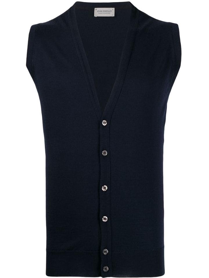 John Smedley John Smedley Huntswoodvn Midnight - Blue