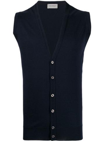 John Smedley John Smedley Huntswoodvn Midnight - Blue