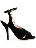 Fendi Ankle Length Sandals - Black