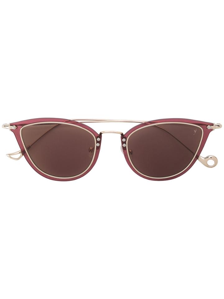 Eyepetizer Cat Eye Sunglasses - Pink & Purple
