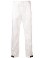 Prada Tapered Elasticated Trousers - White
