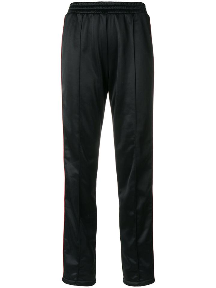Forte Couture Ribbon Detail Track Pants - Black