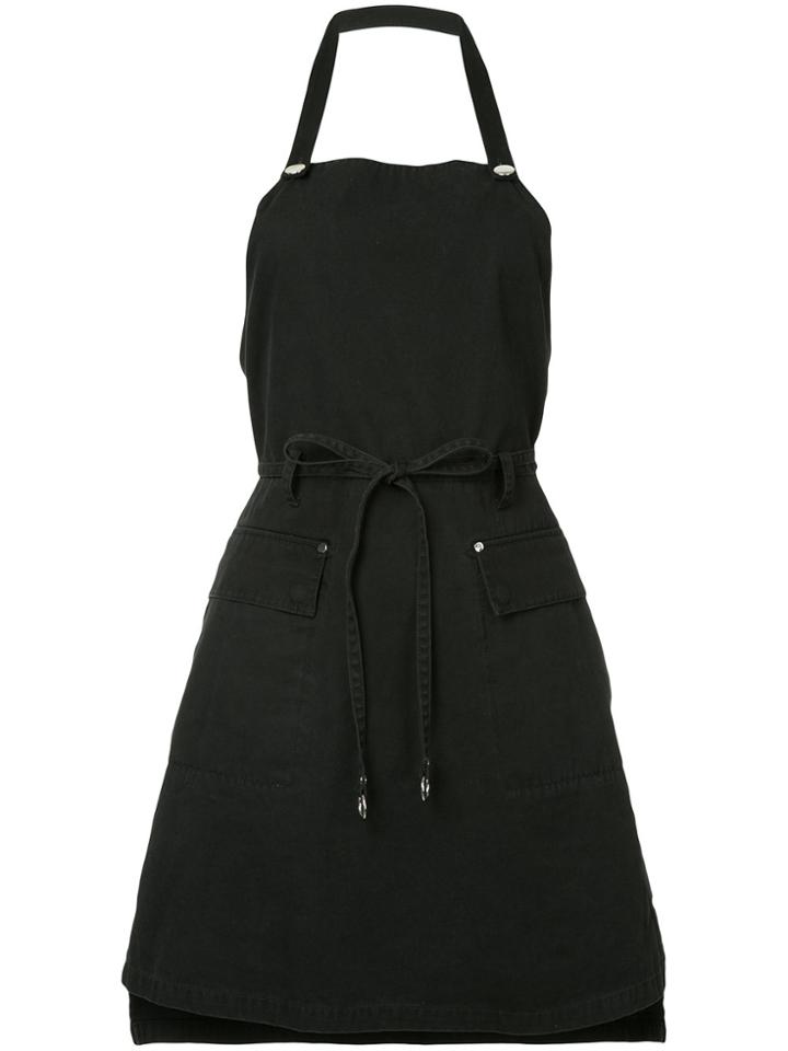 T By Alexander Wang Apron-style Dress - Black