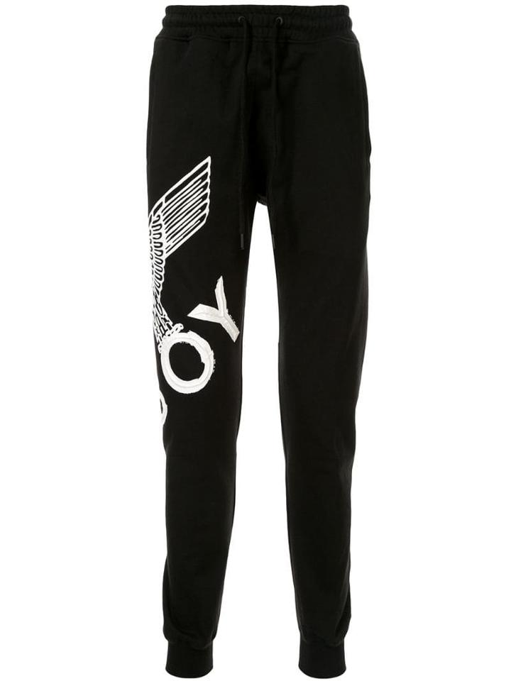 Boy London Kids Eagle Scribble Track Pants - Black