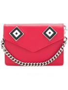 Les Petits Joueurs Flap Chain Mask Cardholder - Red
