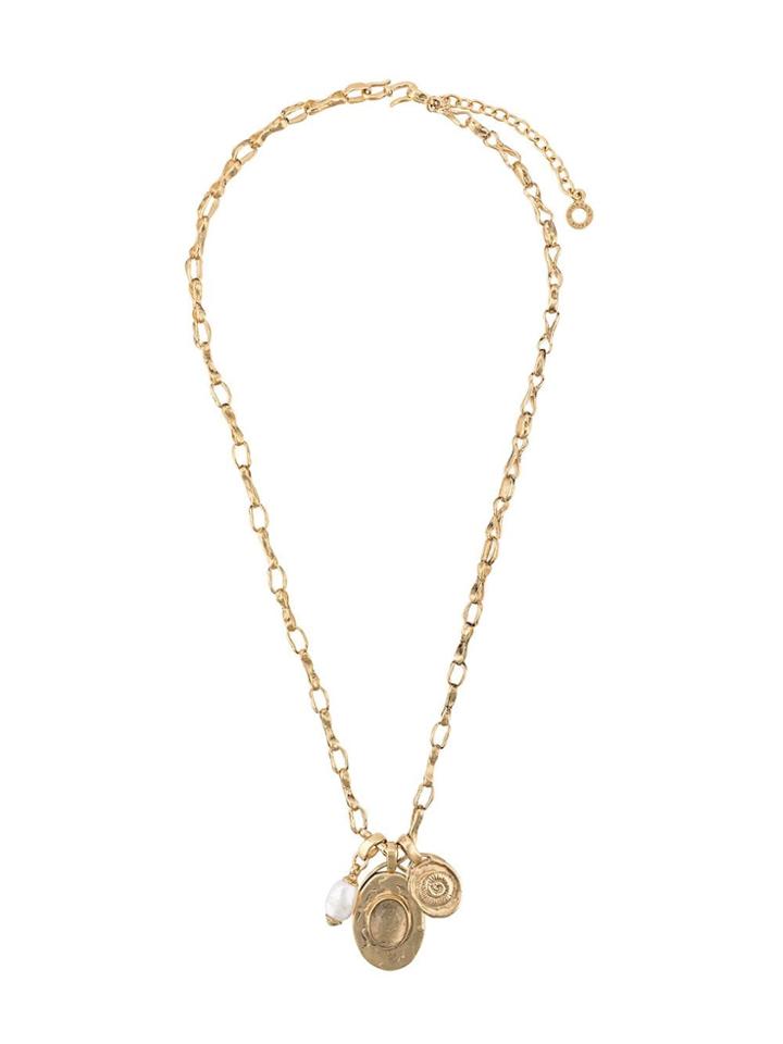 Goossens Talisman 3 Pendant Necklace - Gold