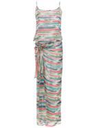 Track & Field Printed Canga Dress - Green