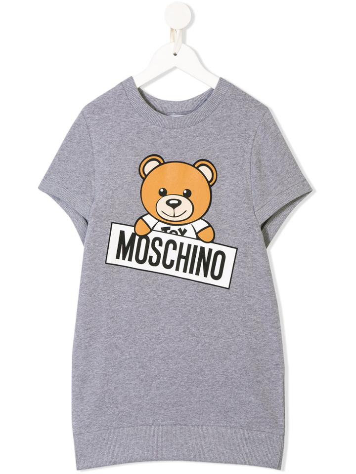 Moschino Kids Teen Christmas Print T-shirt - Grey