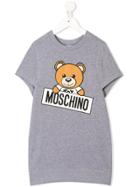 Moschino Kids Teen Christmas Print T-shirt - Grey