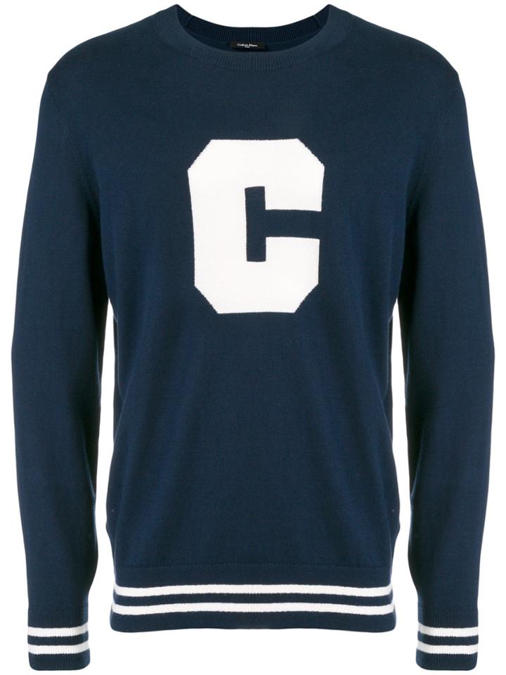 Calvin Klein 205w39nyc Front Logo Sweatshirt - Blue