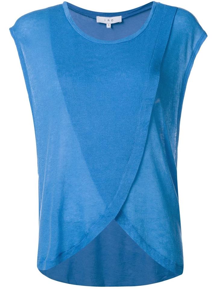 Iro 'dalila' Tank, Women's, Size: Medium, Blue, Polyurethane/lyocell
