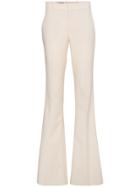 Gucci Mid Rise Flared Trousers - Nude & Neutrals