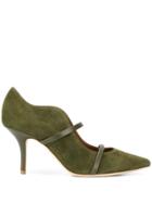 Malone Souliers Moss Pump Shoes - Green