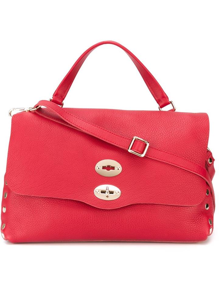 Zanellato Medium 'postina' Satchel, Women's, Red, Leather