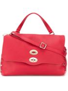 Zanellato Medium 'postina' Satchel, Women's, Red, Leather