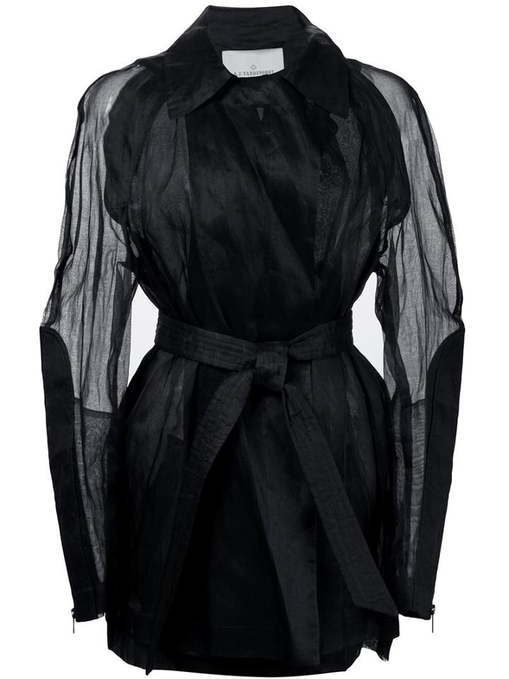 A.f.vandevorst Organza Trench Coat