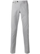 Eleventy Chino Trousers, Men's, Size: 34, Grey, Cotton/spandex/elastane