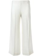 Theory Cropped Flared Trousers - White