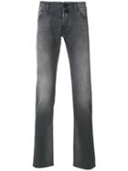 Jacob Cohen Stonewashed Straight Jeans - Grey