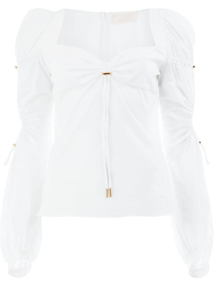 Peter Pilotto Sweetheart Neck Shirt - Neutrals