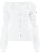 Peter Pilotto Sweetheart Neck Shirt - Neutrals