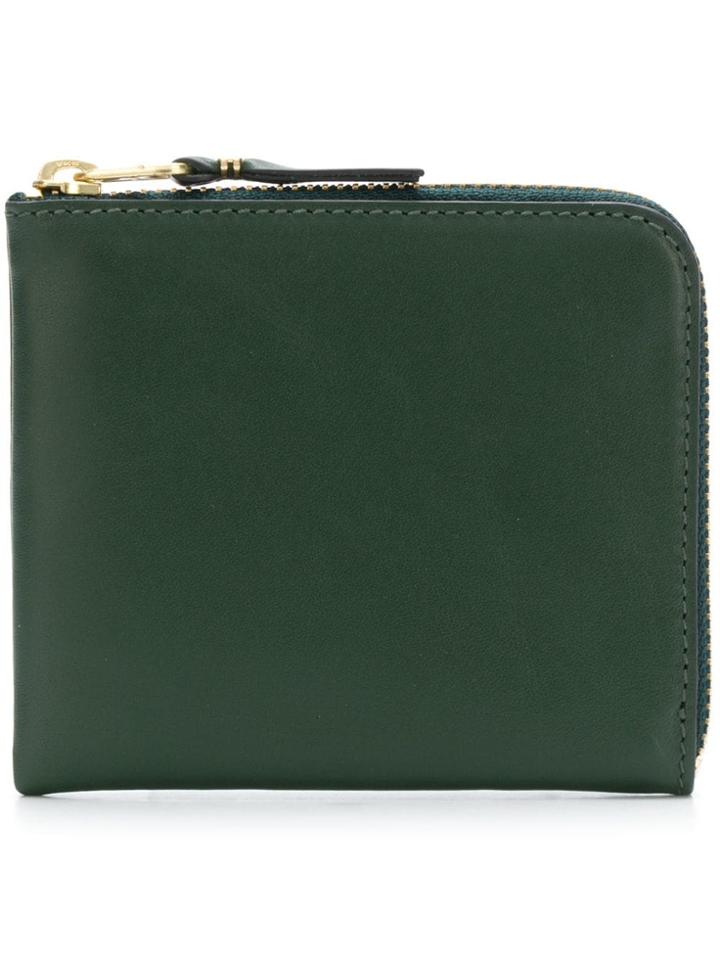 Comme Des Garçons Wallet All Around Zip Wallet - Green