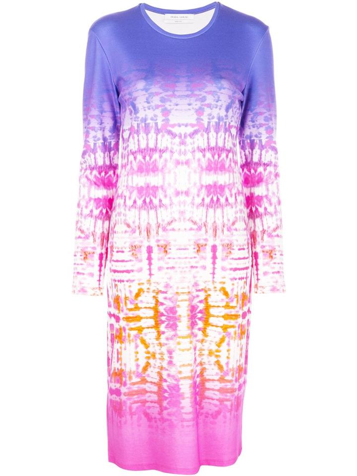 Prabal Gurung Ombre Tie-dye Dress - Purple