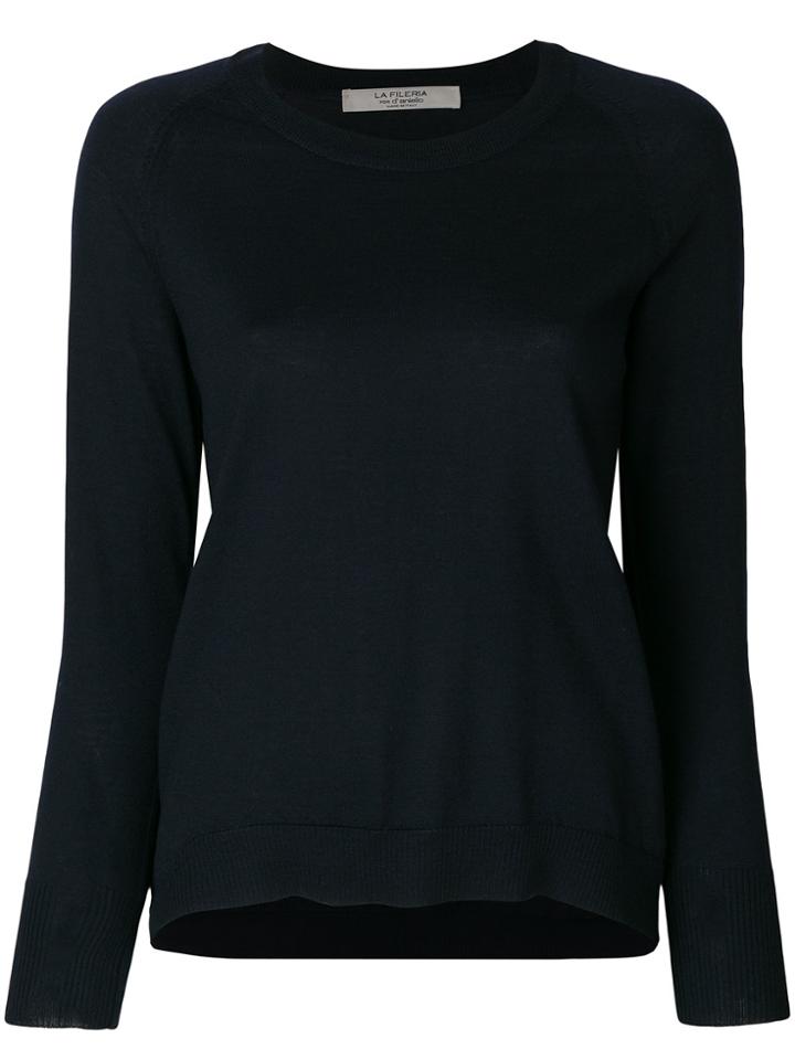 La Fileria For D'aniello Long Sleeved Pullover - Blue