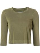 Raquel Allegra Cropped T-shirt - Green