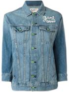 Sandrine Rose Girl Gang Denim Jacket, Size: Medium, Blue, Cotton