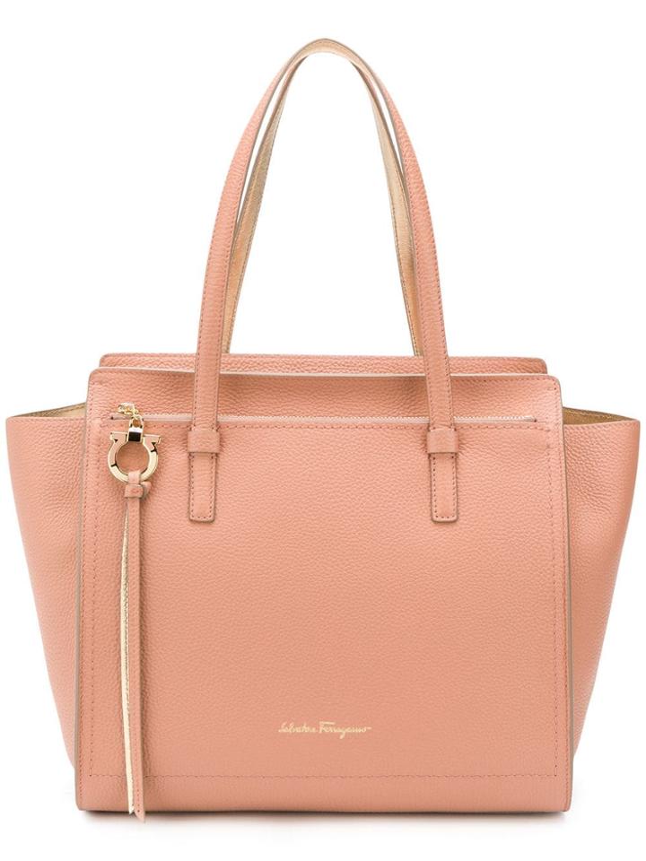 Salvatore Ferragamo Amy Gancio Small Shopping Tote - Pink