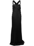 Jeremy Scott Dungaree Maxi Dress - Black