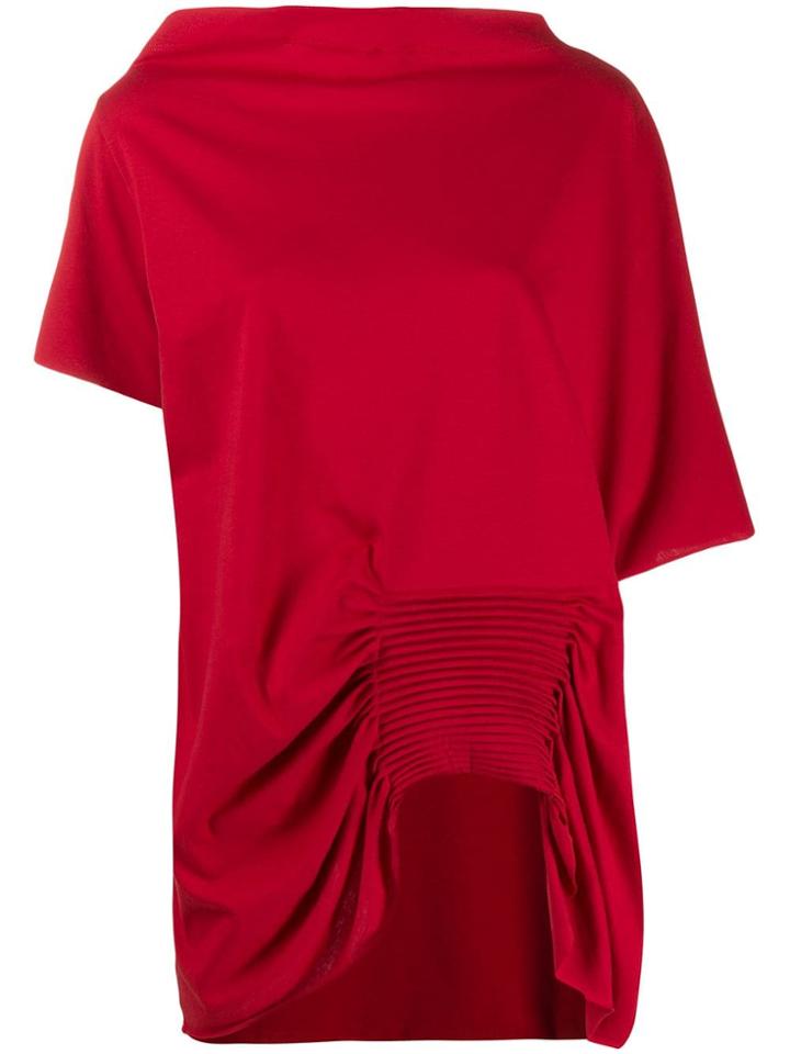 Pierantoniogaspari Pleated Gathered Detail Blouse